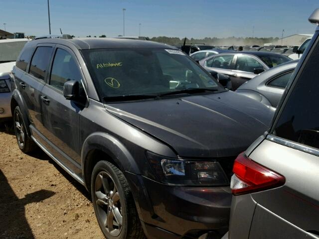 3C4PDCGB7FT678753 - 2015 DODGE JOURNEY CR GRAY photo 1