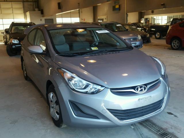 KMHDH4AE2GU477667 - 2016 HYUNDAI ELANTRA SE GRAY photo 1