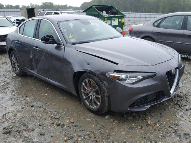 ZARFAEDN0J7564742 - 2018 ALFA ROMEO GIULIA Q4 ნაცრისფერი ფოტო 1