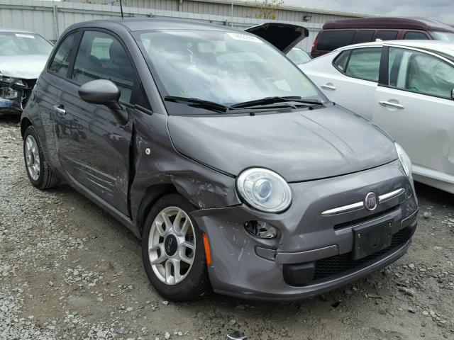 3C3CFFAR0CT124566 - 2012 FIAT 500 POP GRAY photo 1