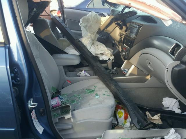 JF2SH6CC3AH723243 - 2010 SUBARU FORESTER BLUE photo 5