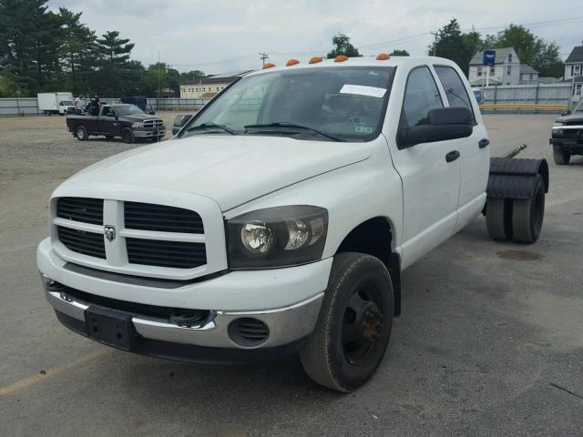 3D6WG48L29G510106 - 2009 DODGE RAM 3500 WHITE photo 2