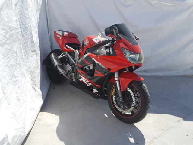 JH2SC4404YM005392 - 2000 HONDA CBR900 RR RED photo 1