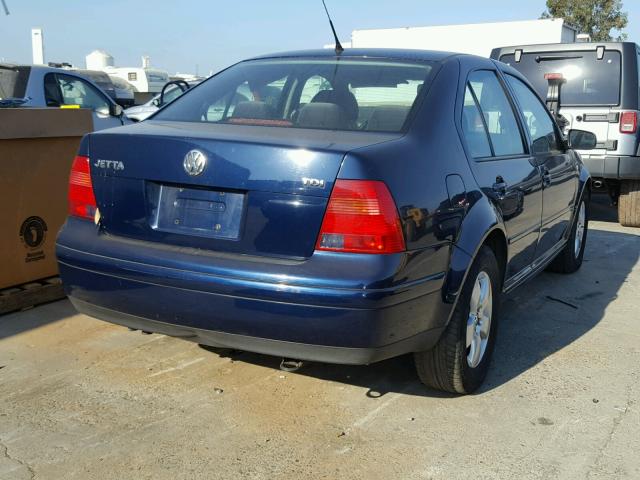 3VWSP69M93M066493 - 2003 VOLKSWAGEN JETTA GLS BLUE photo 4