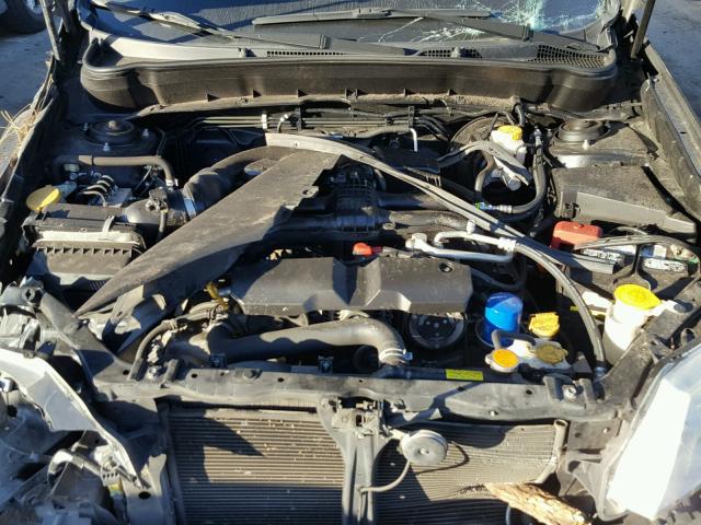 JF2SHABC4BH771761 - 2011 SUBARU FORESTER 2 BLACK photo 7