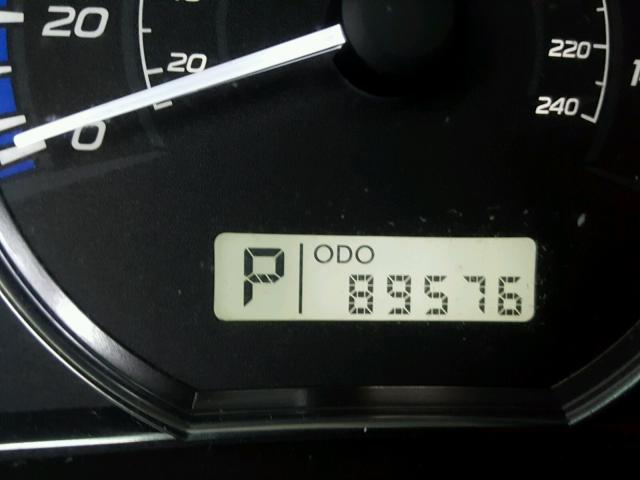 JF2SHABC4BH771761 - 2011 SUBARU FORESTER 2 BLACK photo 8