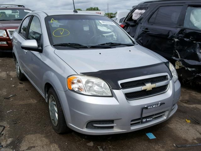 KL1TD5DEXAB125038 - 2010 CHEVROLET AVEO LS GRAY photo 1