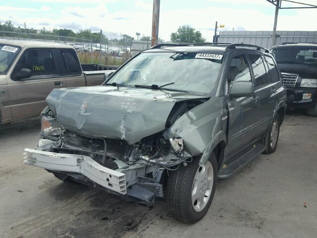 JTEDP21A760104358 - 2006 TOYOTA HIGHLANDER GREEN photo 2