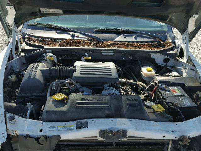 1B7FL36N92S507119 - 2002 DODGE DAKOTA SPO WHITE photo 7