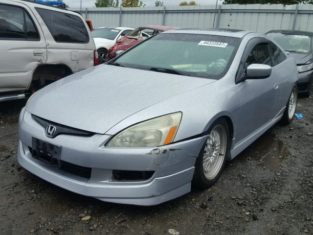 1HGCM81715A008266 - 2005 HONDA ACCORD EX SILVER photo 2