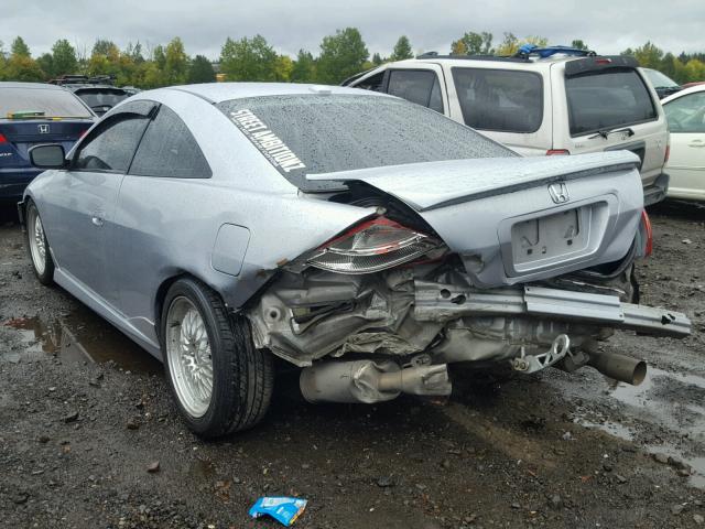 1HGCM81715A008266 - 2005 HONDA ACCORD EX SILVER photo 3