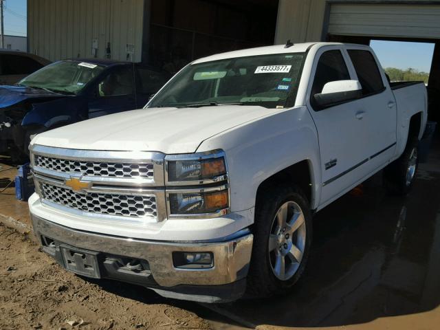 3GCPCREC7EG553888 - 2014 CHEVROLET SILVERADO WHITE photo 2