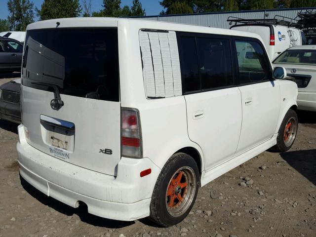 JTLKT324664122594 - 2006 TOYOTA SCION XB Blanco foto 4