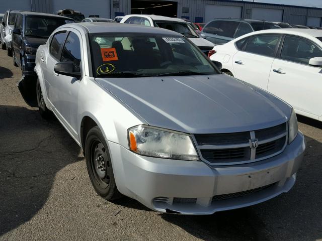 1B3LC46K88N669928 - 2008 DODGE AVENGER SE SILVER photo 1