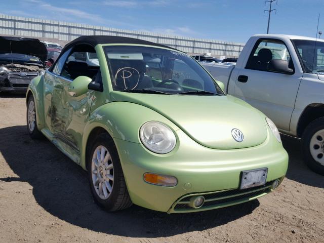 3VWCM31Y34M315351 - 2004 VOLKSWAGEN NEW BEETLE 绿色 照片 1