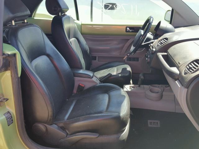 3VWCM31Y34M315351 - 2004 VOLKSWAGEN NEW BEETLE 绿色 照片 5