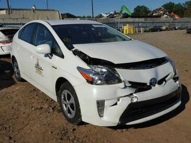 JTDKN3DU7D5672994 - 2013 TOYOTA PRIUS WHITE photo 1