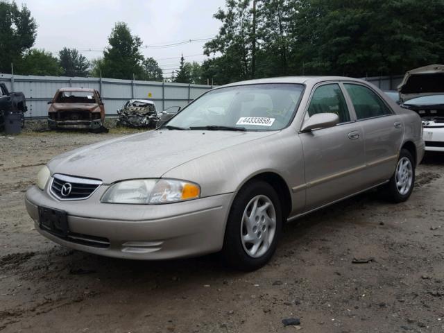 1YVGF22C125264862 - 2002 MAZDA 626 LX BROWN photo 2