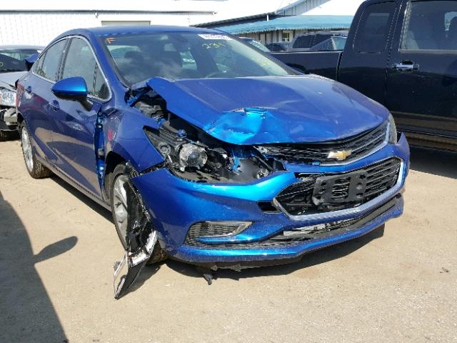 1G1BF5SM9J7144426 - 2018 CHEVROLET CRUZE PREM BLUE photo 1