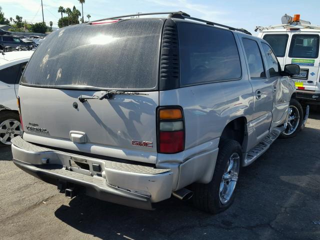 1GKFK66U84J288582 - 2004 GMC YUKON XL D GRAY photo 4