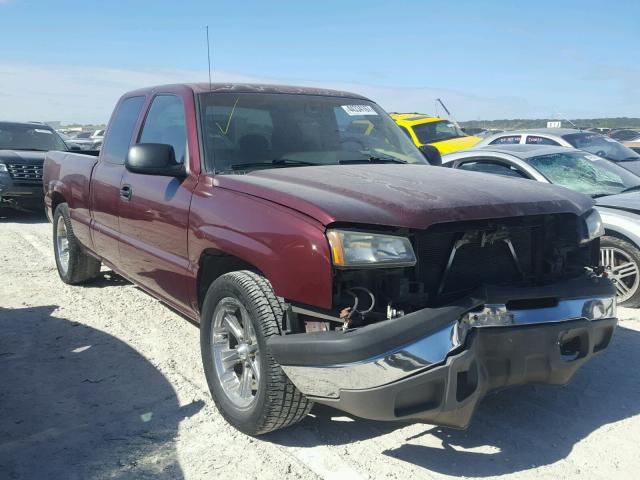 2GCEC19X531288805 - 2003 CHEVROLET SILVERADO BURGUNDY photo 1