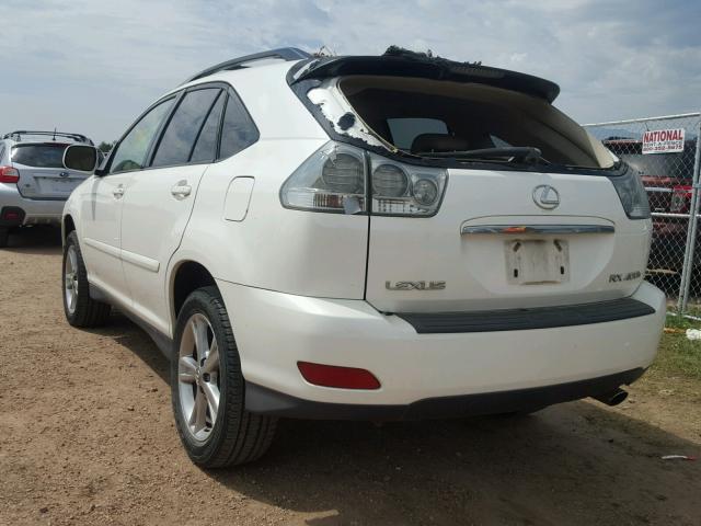 JTJGW31U360004131 - 2006 LEXUS RX 400 WHITE photo 3