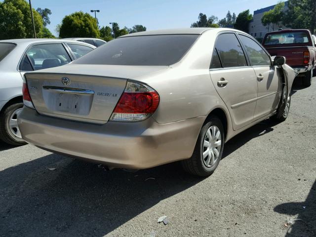 4T1BE32KX6U666919 - 2006 TOYOTA CAMRY LE GOLD photo 4