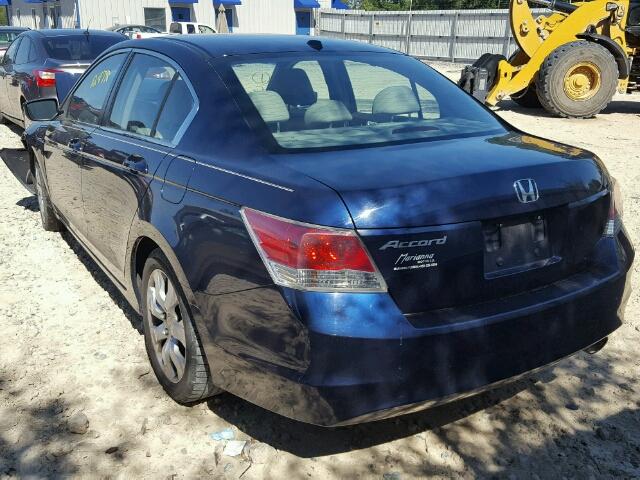 1HGCP2F86AA153044 - 2010 HONDA ACCORD EXL BLUE photo 3