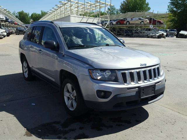 1C4NJDBB3ED841268 - 2014 JEEP COMPASS SP 银色 照片 1