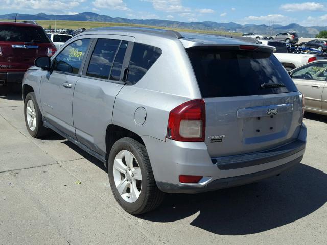 1C4NJDBB3ED841268 - 2014 JEEP COMPASS SP 银色 照片 3