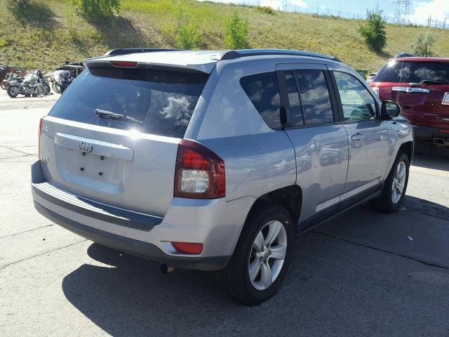 1C4NJDBB3ED841268 - 2014 JEEP COMPASS SP 银色 照片 4