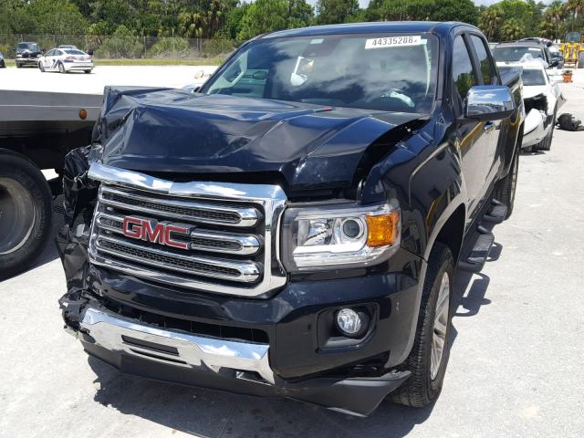 1GTP6DE15G1362044 - 2016 GMC CANYON SLT BLACK photo 2