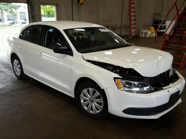 3VW2K7AJ3DM209476 - 2013 VOLKSWAGEN JETTA BASE Սպիտակ լուսանկար 1