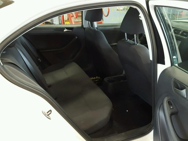 3VW2K7AJ3DM209476 - 2013 VOLKSWAGEN JETTA BASE Սպիտակ լուսանկար 6