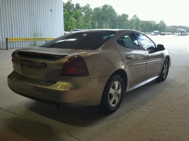 2G2WP552661155408 - 2006 PONTIAC GRAND PRIX Qəhvəyi foto 4