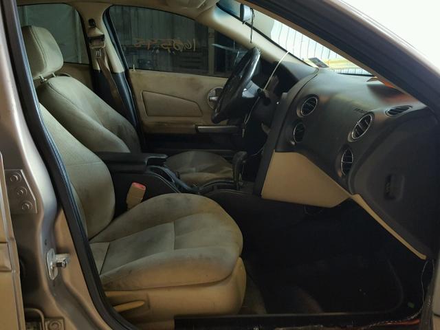 2G2WP552661155408 - 2006 PONTIAC GRAND PRIX Qəhvəyi foto 5