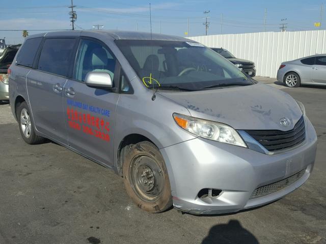 5TDKA3DC7CS014667 - 2012 TOYOTA SIENNA BAS SILVER photo 1