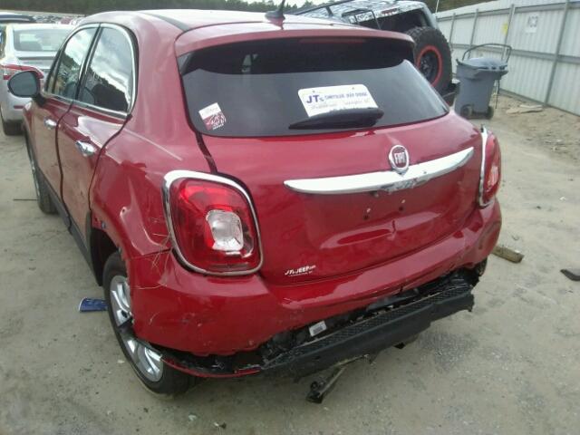 ZFBCFXDT1GP351383 - 2016 FIAT 500X LOUNG RED photo 9