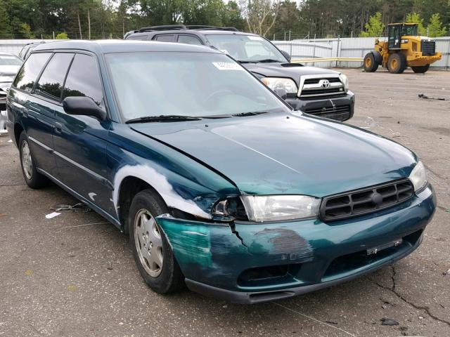 4S3BK4355W7314339 - 1998 SUBARU LEGACY L GREEN photo 1