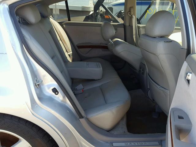 1N4BA41E55C845445 - 2005 NISSAN MAXIMA GRAY photo 6