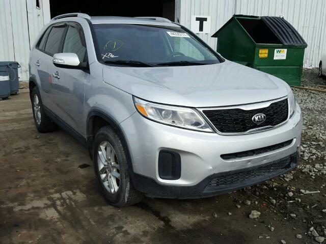 5XYKT4A74FG556897 - 2015 KIA SORENTO GRAY photo 1