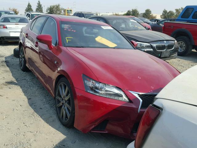 JTHBE1BL7D5009132 - 2013 LEXUS GS 350 RED photo 1