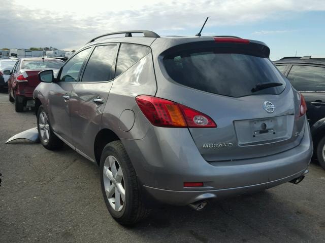 JN8AZ1MW0AW121595 - 2010 NISSAN MURANO CHARCOAL photo 3