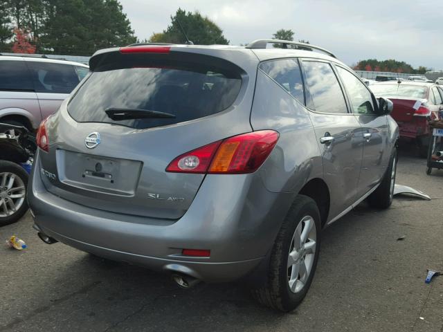 JN8AZ1MW0AW121595 - 2010 NISSAN MURANO CHARCOAL photo 4