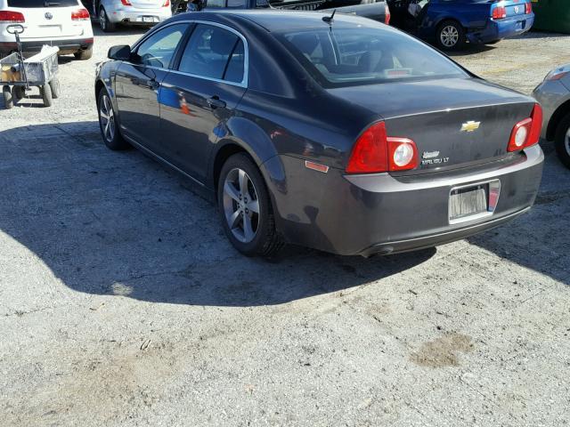 1G1ZC5E15BF187791 - 2011 CHEVROLET MALIBU 1LT ნაცრისფერი ფოტო 3