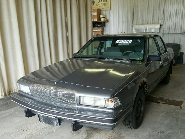 1G4AG54RXM6475188 - 1991 BUICK CENTURY SP GRAY photo 2