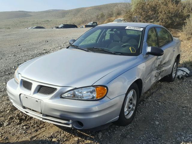 1G2NE52F14M597684 - 2004 PONTIAC GRAND AM S SILVER photo 2