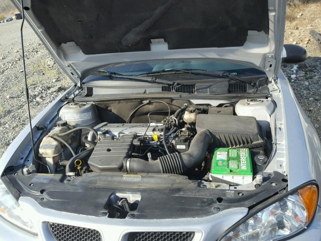 1G2NE52F14M597684 - 2004 PONTIAC GRAND AM S SILVER photo 7