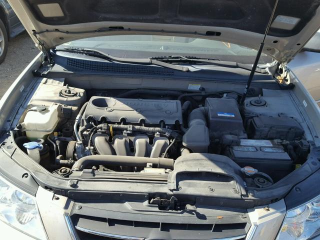 5NPET4AC0AH631364 - 2010 HYUNDAI SONATA TAN photo 7