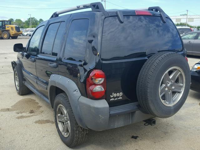 1J4GL38K76W204145 - 2006 JEEP LIBERTY RE BLACK photo 3